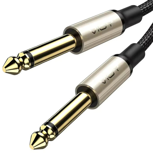 6.35mm male to male audio cable for guitar, amplifier, piano, etc.