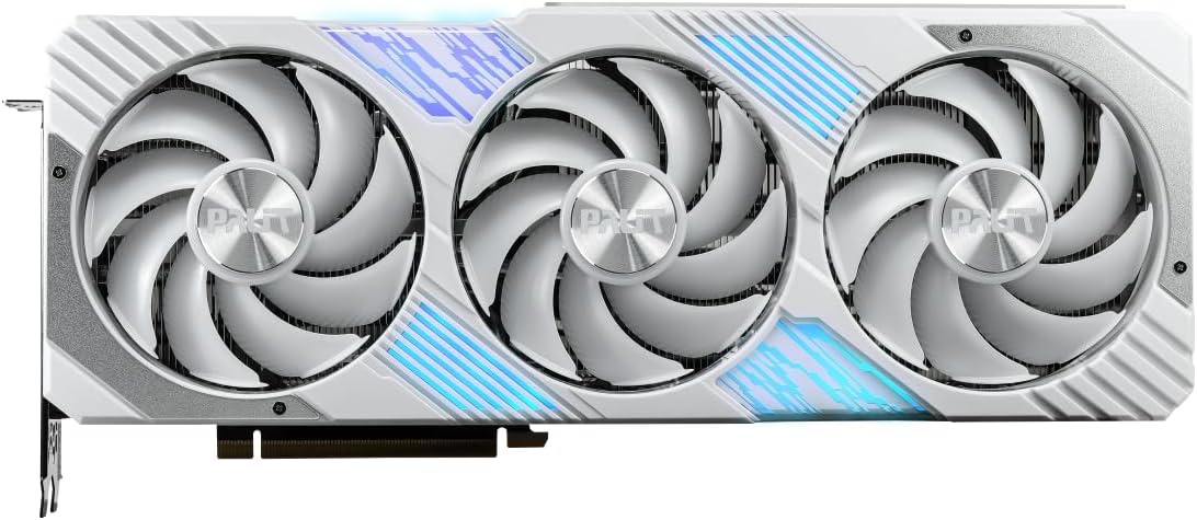 Palit GeForce RTX 4070 Ti GamingPro White Graphics Card 12GB, PCIe 4.0, Ray Tracing High-End GPU