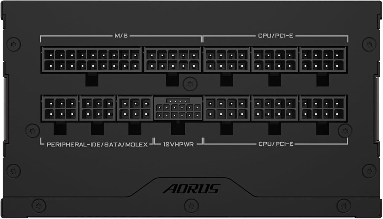 Gigabyte Aorus Elite 1000W Power Supply, 80+ Platinum, Fully Modular PSU, PCIe 5.0, ATX