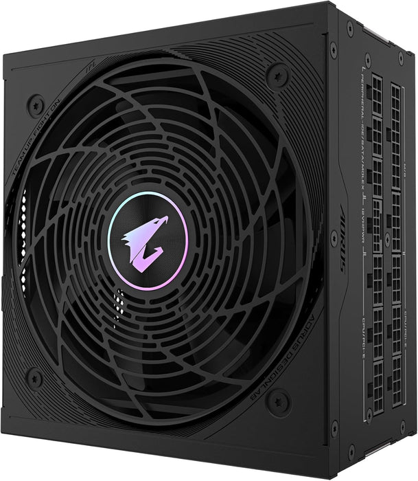 Gigabyte Aorus Elite 1000W Power Supply, 80+ Platinum, Fully Modular PSU, PCIe 5.0, ATX