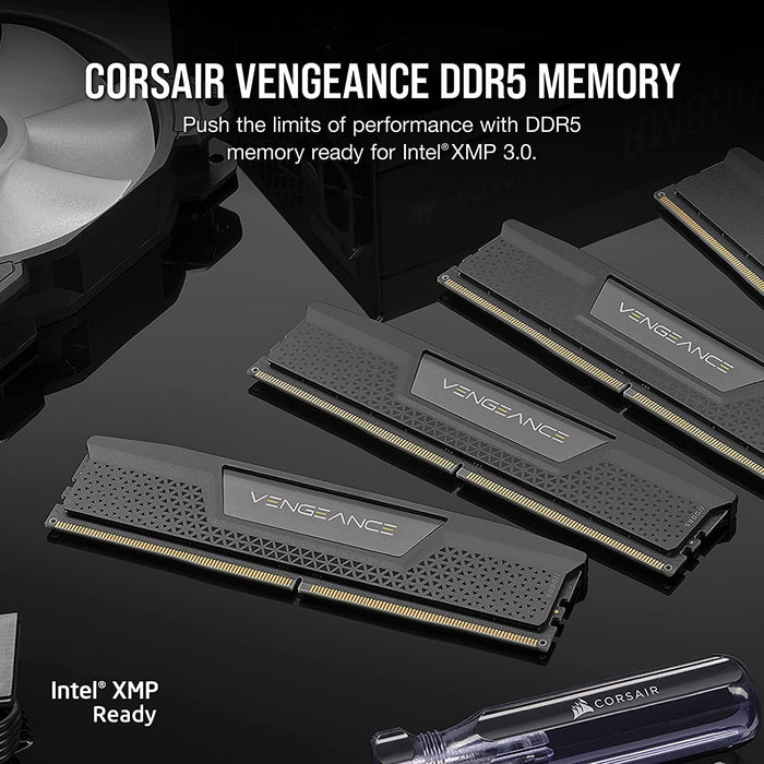 Corsair Vengeance 32GB RAM Memory Kit (2 x 16GB), DDR5, 6200MHz (PC5-49600), CL36, 1.4V, XMP 3.0, DIMM Memory