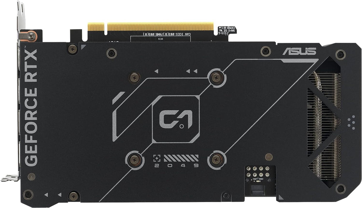 Asus DUAL RTX4060 Ti OC Graphics Card, PCIe4, 8GB DDR6, HDMI, DP, 2595MHz Clock, Overclocked, High-End GPU