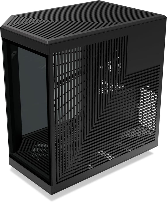 Hyte Y70 Touch Infinite Gaming PC Case, E-ATX, Mid Tower Pitch Black with 14.9" 60Hz Display
