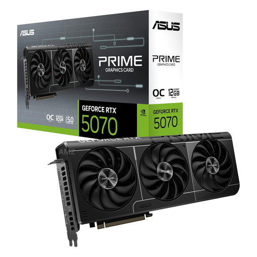 GeForce RTX 5070 graphics card for AI developing, gaming, editing, etc.