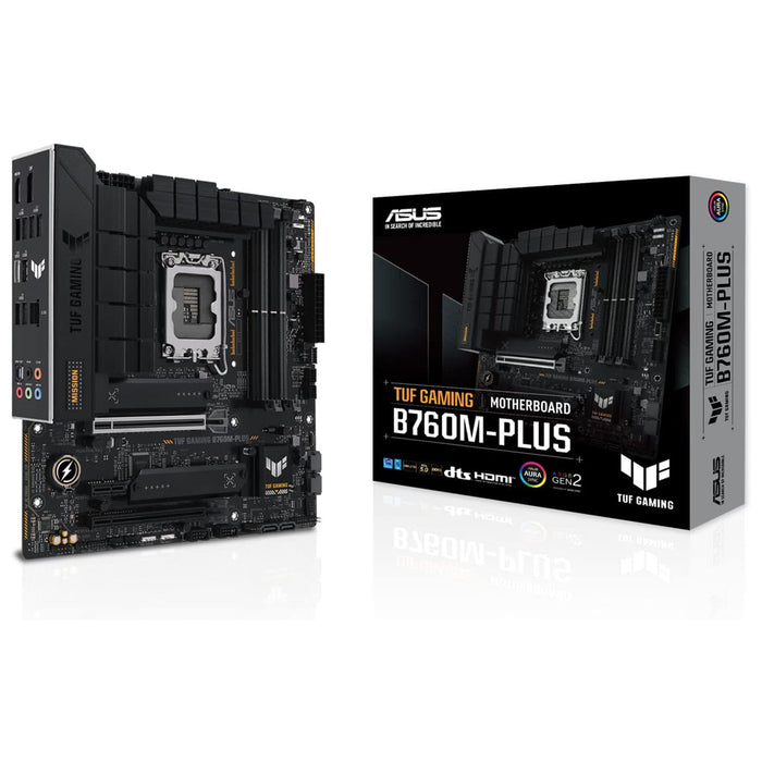 B760M-Pus Gaming Motherboard Intel 1700 DDR5, Micro ATX.