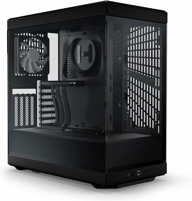 ATX PC Case Mid-Tower Desktop Case Black, Panoramic