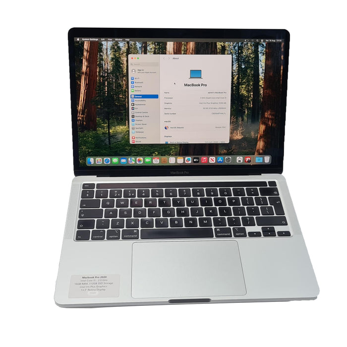MacBook Pro 2020 A2251 Touchbar laptop.