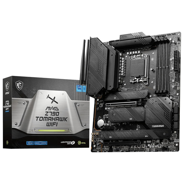ATX Z790 Gaming Motherboard WiFi, DDR5, MSI MAG Tomahawk.