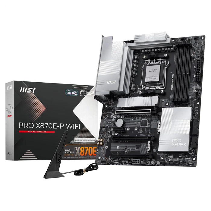 MSI PRO X870E-P WiFi Gaming Motherboard AMD AM5 for AI development.