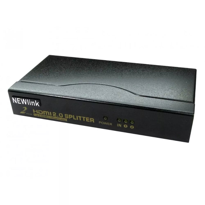 Newlink 2-Port HDMI Splitter, HDMI 2.0, 1 in 2 out