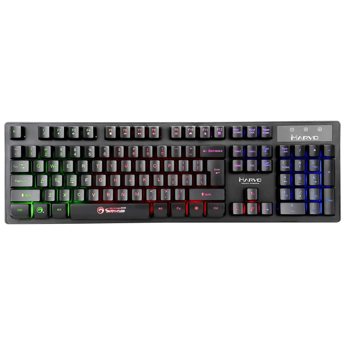 k616a gaming keyboard LED backlit, Anti ghosting keys, UK layout