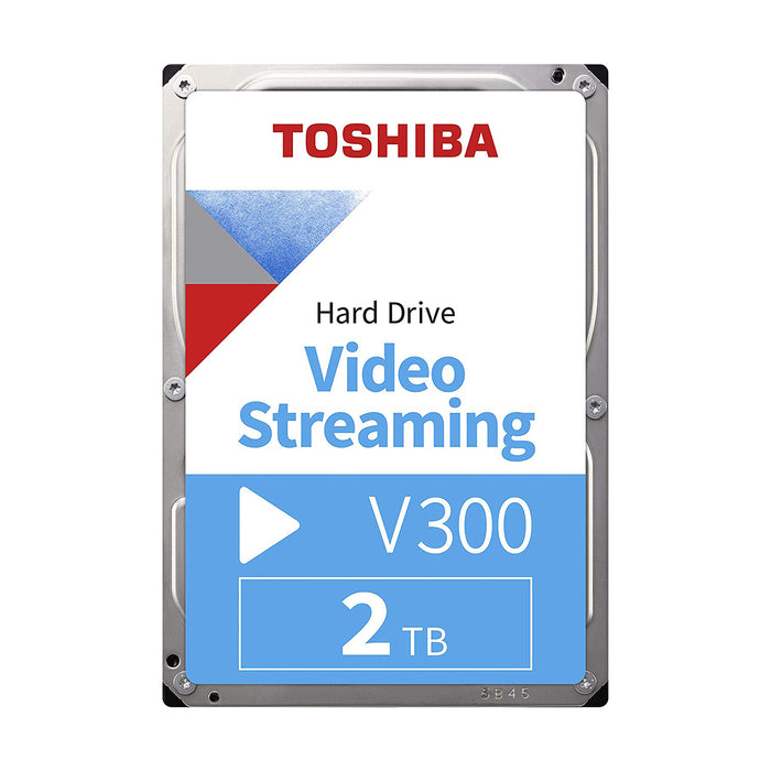 Toshiba V300 3.5" 2TB Internal HDD, Video Streaming Hard Drive, HDWU120UZSVA, Mechanical Hard Disk