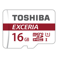 Toshiba Exceria MicroSDHC UHS-I - 16GB Memory Card