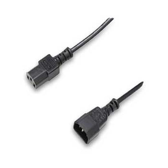 2m IEC C13 to IEC C14 Power Cable/Cord Extension