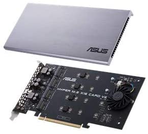 Asus Hyper M.2 x16 Card V2, Connect 4 x PCIe 3.0 M.2 SSDs through the PCIe x8 or x16 slot, I/O Device