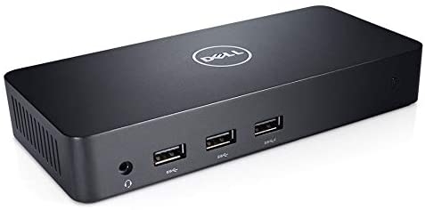 Dell D3100 Docking Station 3,0 Ultra HD Triple Video, 452-BBOT (Ultra HD Triple Video), Black