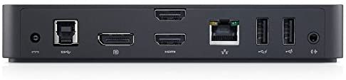 Dell D3100 Docking Station 3,0 Ultra HD Triple Video, 452-BBOT (Ultra HD Triple Video), Black