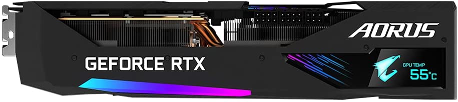 Gigabyte Aorus nVidia GeForce RTX 3070 Ti 8GB Master Ampere Graphics Cardn Ray-Tracing, 6144 Core, 1875MHz, GPU