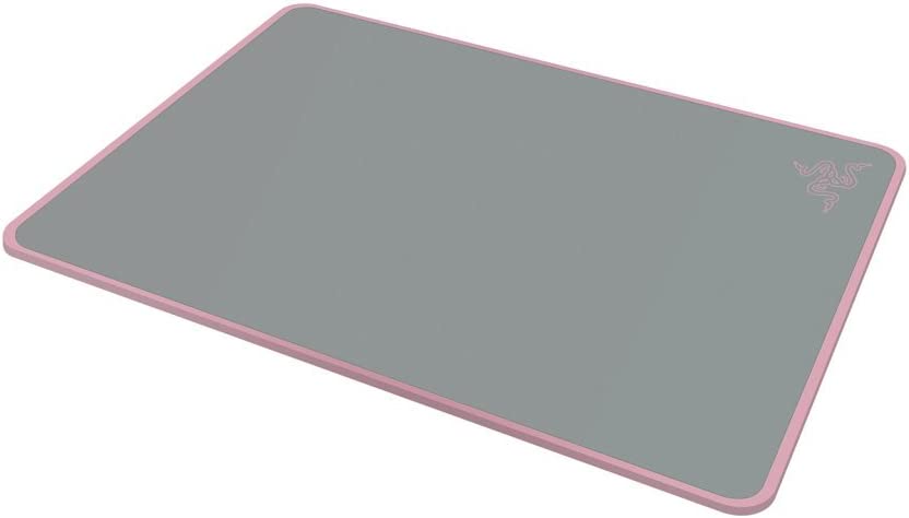 Razer Invicta Quartz Edition Aluminum Base Gaming Mouse Mat Quartz, Medium, Hard Mouse Pad, Pink & Grey