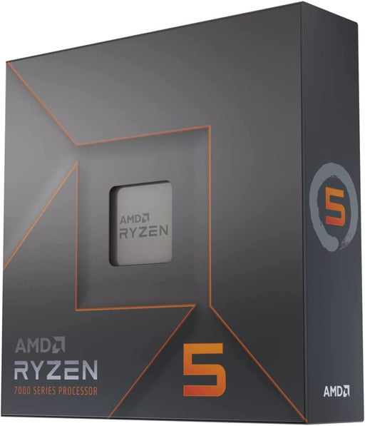 AMD Ryzen 5 7600X Processor, AM5 4.7GHz CPU, 6-Core, Radeon Graphics