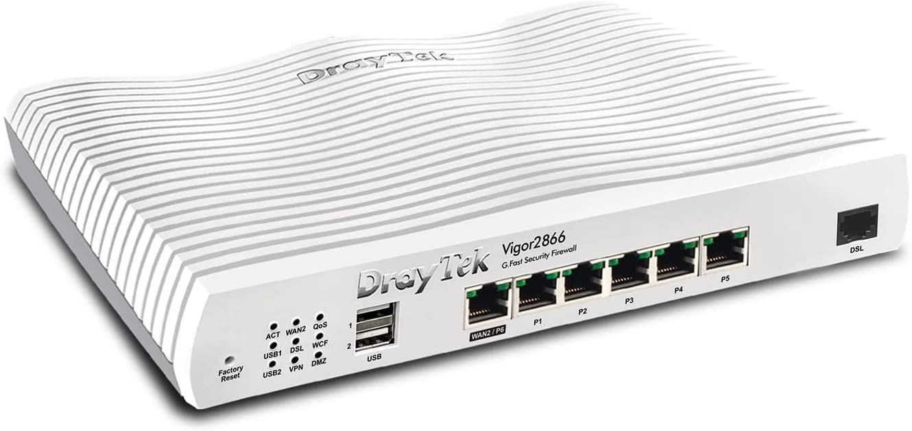 DrayTek Vigor 2866 Wired G.Fast / DSL & Ethernet Router
