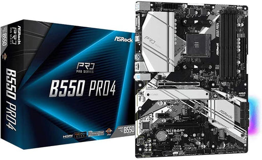 ASrock B550 Pro4 Gaming Motherboard AMD AM4 RGB Lightning