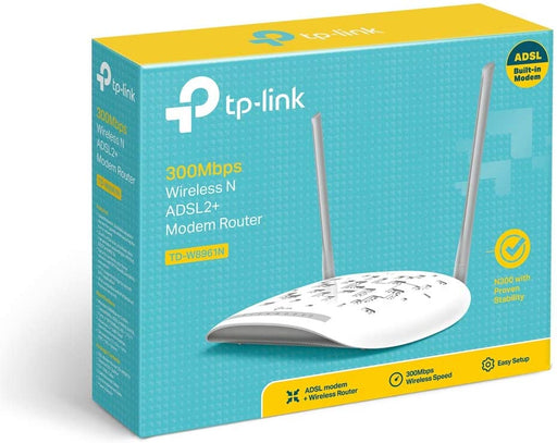 TP-Link ADSL2+ Modem Router 300 Mbps WiFi 