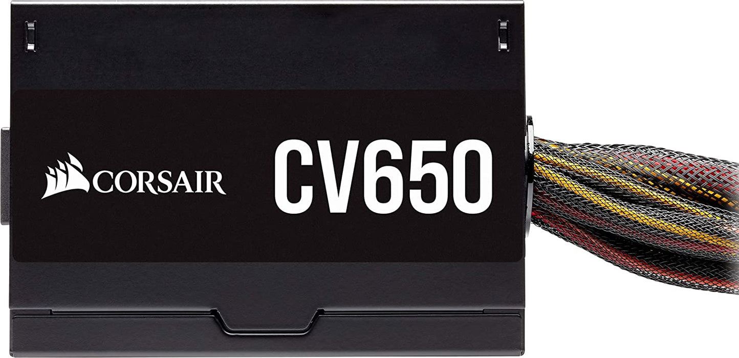 Corsair 650W Power Supply CV Series CV650 PSU, Sleeve Bearing Fan, Fully Wired, 80+ Bronze