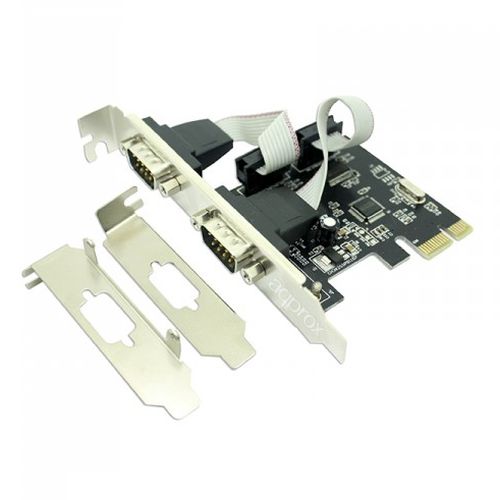 Approx (APPPCIE2S) 2-Port Serial Card, PCI Express, Low Profile Bracket