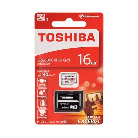 Toshiba Exceria MicroSDHC UHS-I - 16GB Memory Card