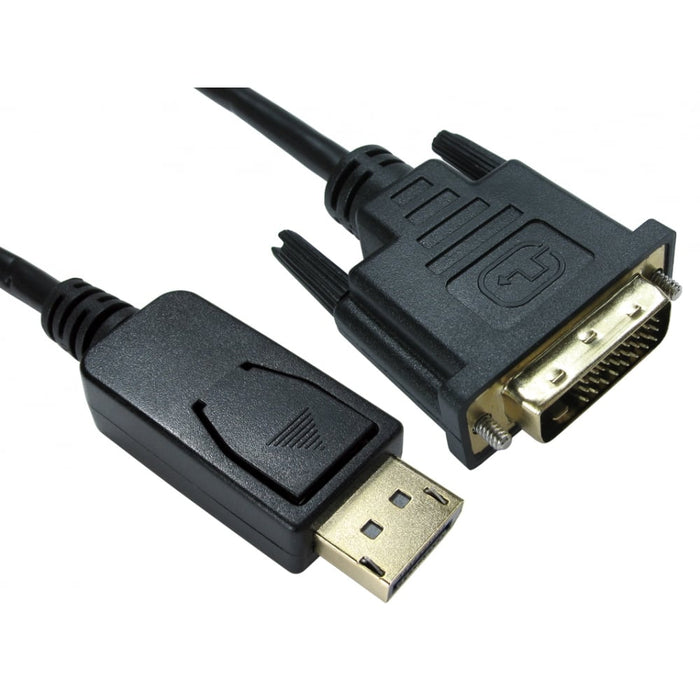 DisplayPort to DVI Cable 2M, DP (Male) to DVI (Male)