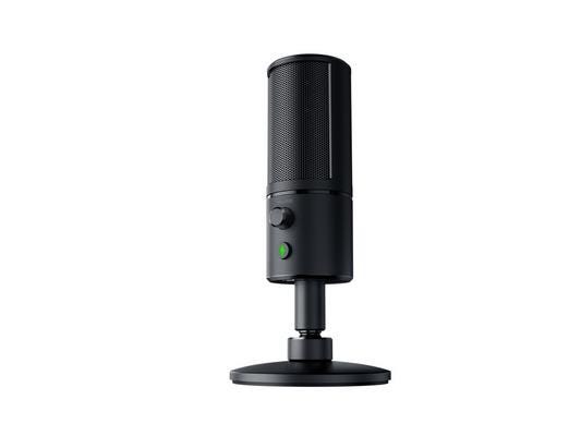 Razer Seiren Emote - USB Condenser Microphone for Streaming with Emoticon Display, 8-Bit LED Display, Stream-Reactive