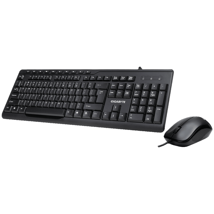 Gigabyte KM6300-UK Wired Keyboard & Mouse Combo Set, Desktop Keyboard Set Wired, USB Plug and Play