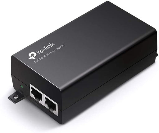 Gigabit poe+ injector, tpl link tl-poe160s, poe adapter, 2 gigabit ports