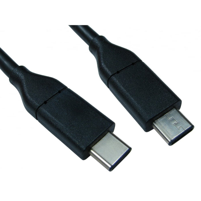 USB-C to USB-C Cable 2m, Type-C Male to Type-C Male, Black