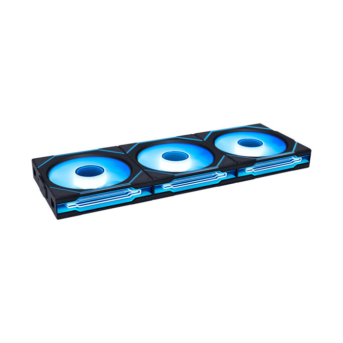 Lian Li UNI SL120 INF Wireless ARGB 120mm Triple Fan Pack Black – Infinity Mirror PWM Fans