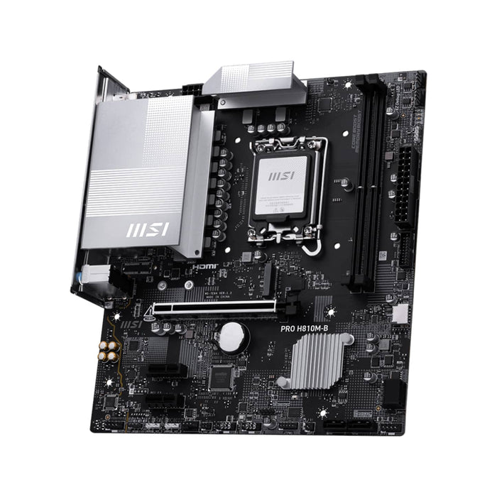 MSI Pro H810M‑B Micro‑ATX Motherboard – LGA 1851, DDR5, PCIe 5.0, 2.5Gb LAN