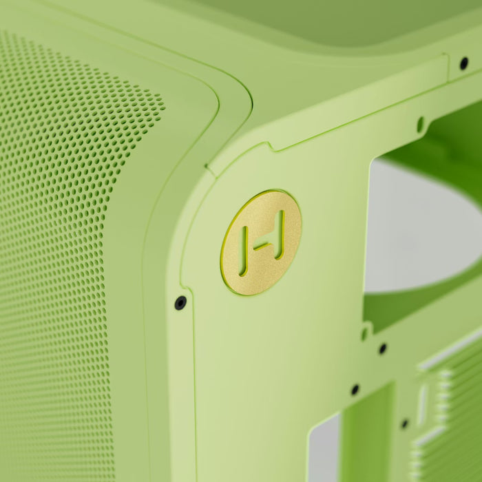 HYTE X50 Matcha Milk Mid‑Tower Case – E‑ATX / High Airflow