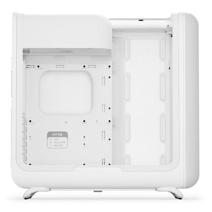 HYTE X50 Snow White Mid‑Tower Case – High Airflow / E‑ATX Support