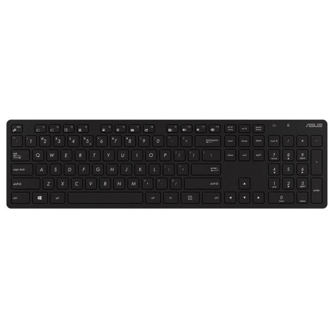 ASUS W5000 RF Wireless Keyboard & Mouse Bundle – Low Profile, 1600 DPI, UK Layout