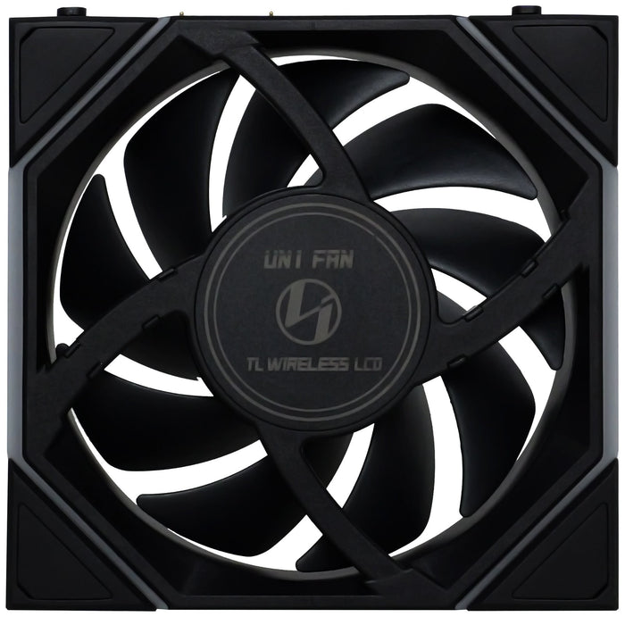 Lian Li UNI FAN TL LCD Wireless Reverse 120mm Fan Black – ARGB PWM with 1.6" IPS LCD