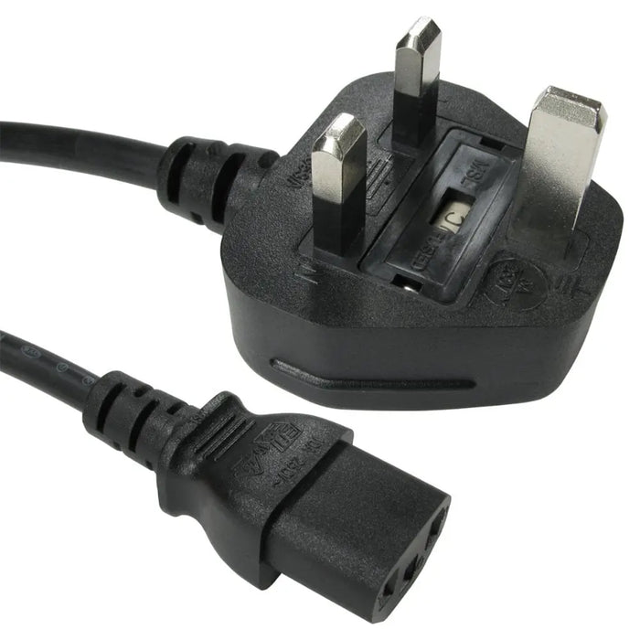 1.8M Kettle Lead, IEC to UK Plug Power Cable