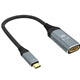 Prevo USBC-DP-ADA Display Converter Adapter, USB Type-C (M) to DisplayPort (F), 0.2m, DisplayPort 1.4