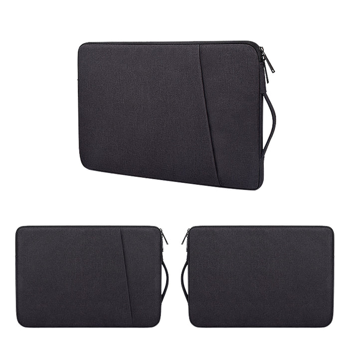 Prevo 14 Inch Laptop Sleeve, Side Pocket, Cushioned Lining, Black ...