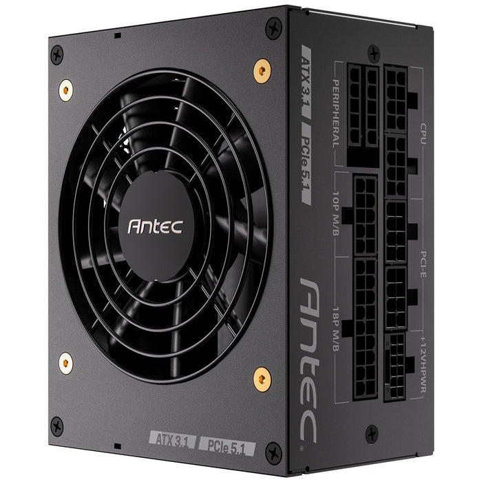 Antec SF850X 850W Power Supply, 80 PLUS Gold Certified, Fully Modular, SFX 4.1, ATX 3.1, PCIe 5.1 Ready