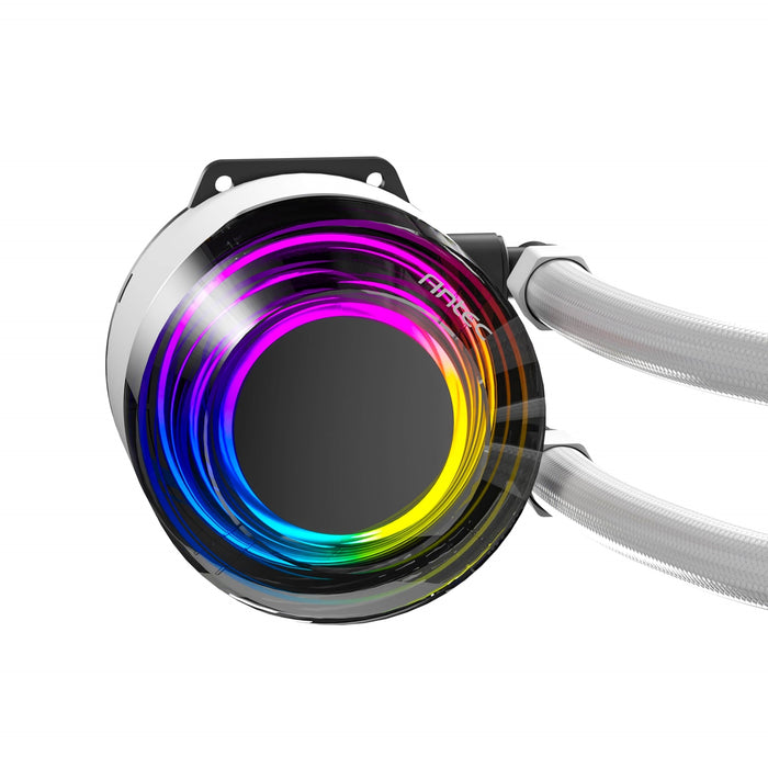Antec Vortex Lum 360 ARGB White CPU Liquid Cooler, Compatible AMD & Intel Water Cooling