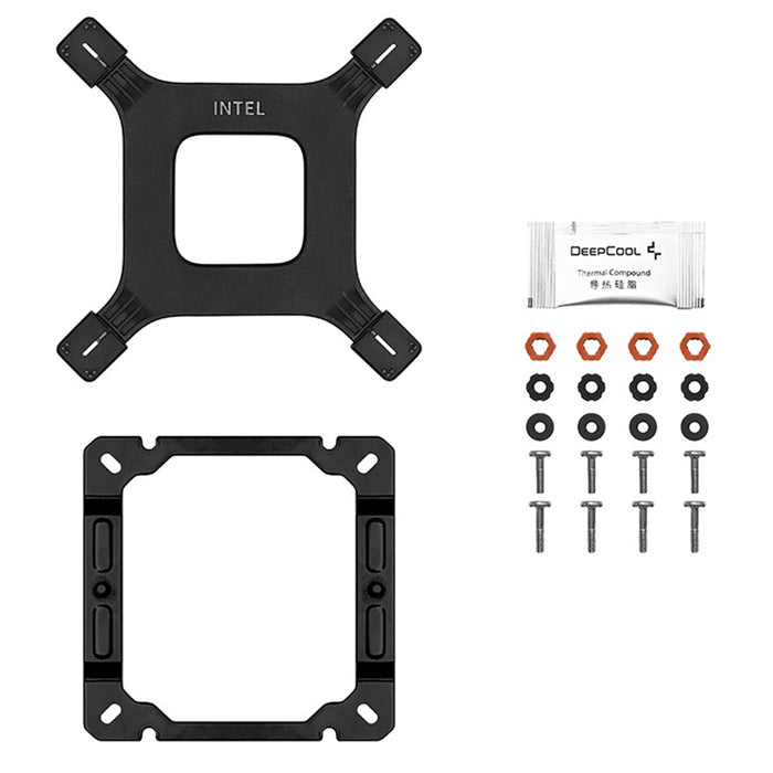 DeepCool AG400 Black ARGB V2 CPU Air Cooler, 120mm Fan, for AMD & Intel
