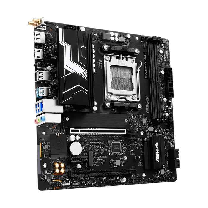 ASRock B850M-X WiFi R2.0 AMD AM5 Gaming Motherboard, Micro-ATX, DDR5