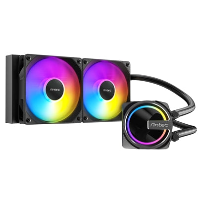 Antec Skeleton 240 ARGB 240mm AIO Liquid CPU Cooler – Black