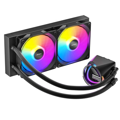 Antec Skeleton 240 ARGB 240mm AIO Liquid CPU Cooler – Black